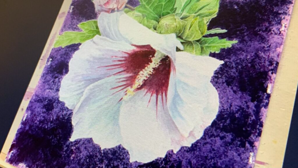 Floral-themed artwork needed for palliative care fundraiser