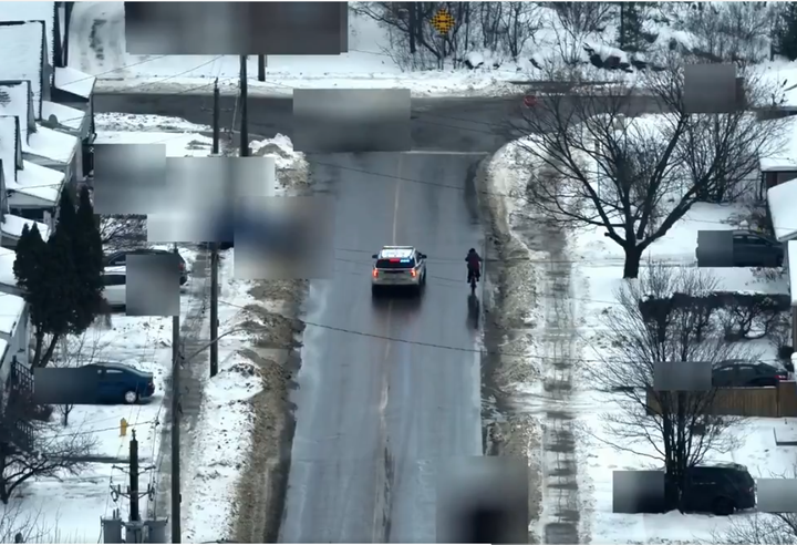 Drone Footage-Arrest Made