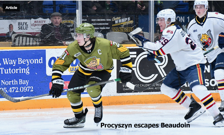 Barrie beats Battalion 7-4