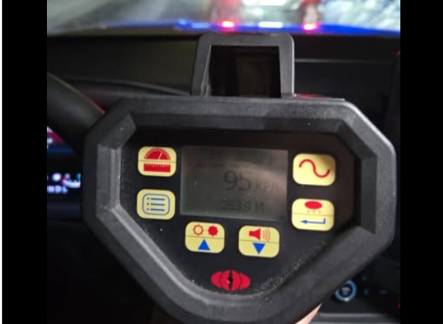 Police stop vehicle going more than double the speed limit on Lakeshore