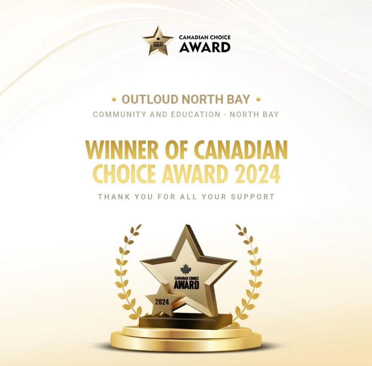 Outloud North Bay wins Major Canadian Award