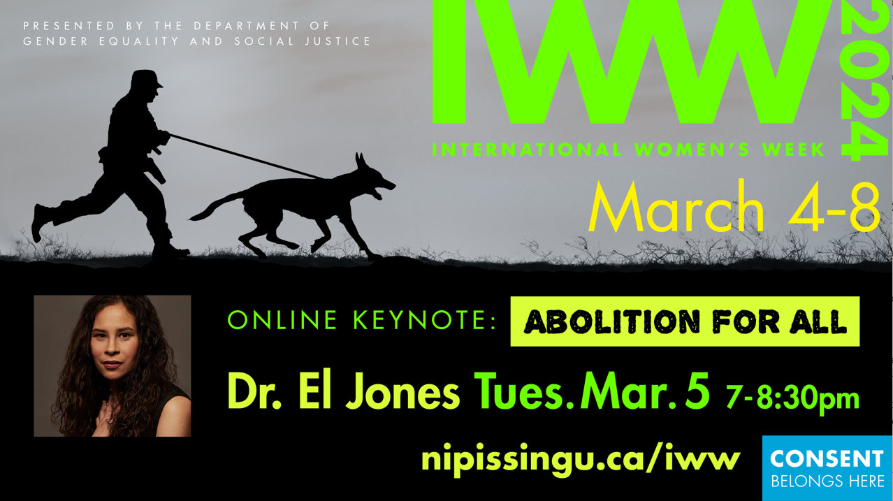 Nipissing University welcomes Dr. El Jones