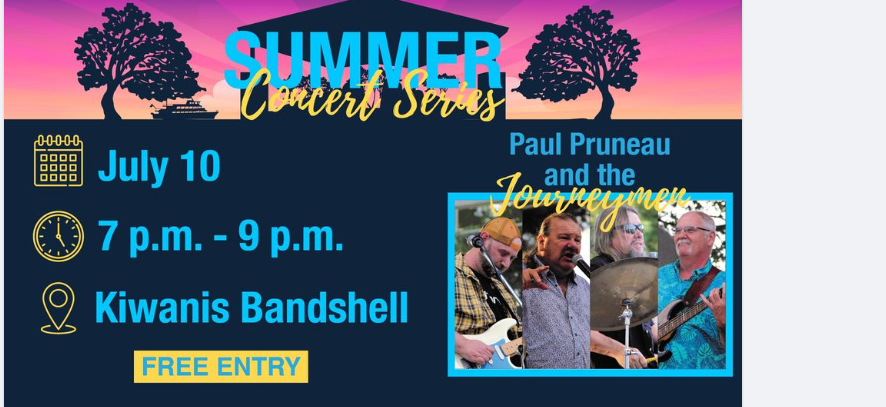 North Bay Summer Concert Series- July 10th