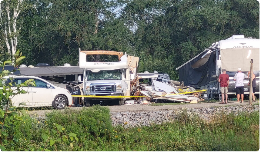 Camper explosion deemed accidental