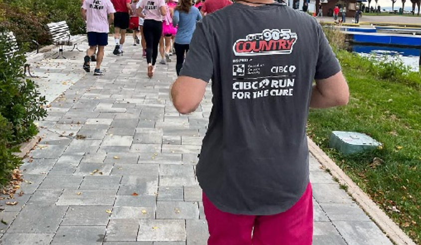 Walking from Sudbury to North Bay to raise funds for the Run for the Cure