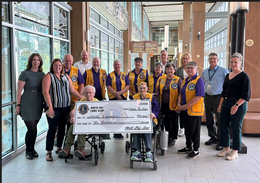 North Bay Lions Supporting Exceptional Care, Close to Home