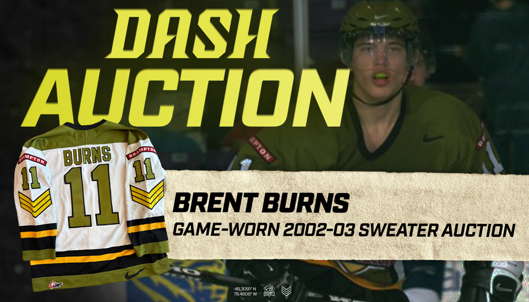 Brent Burns' Game Worn-Brampton Battalion sweater