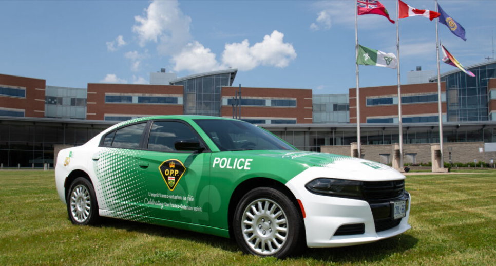 OPP commemorates 50 years of the Franco Ontarian flag