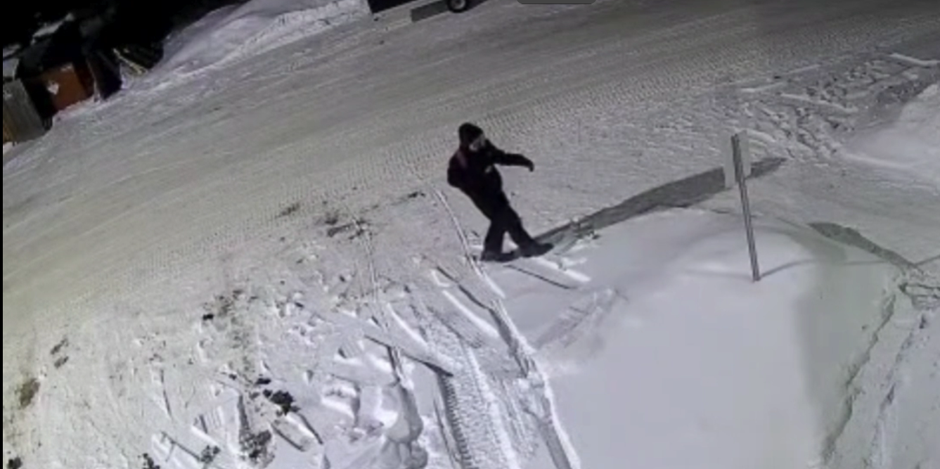 Suspect Video Released for Snowmobile Theft Investigation