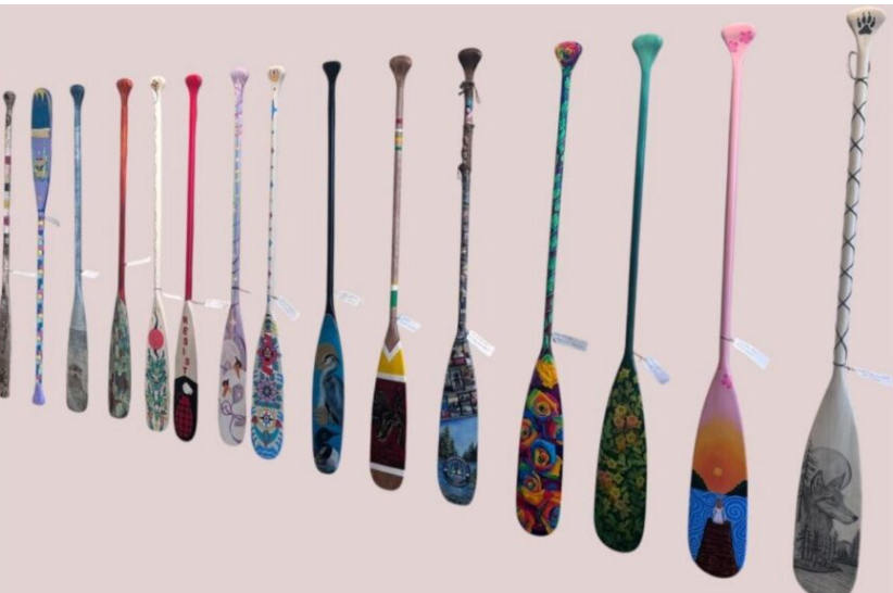 Paddle Project auction supporting White Water Gallery