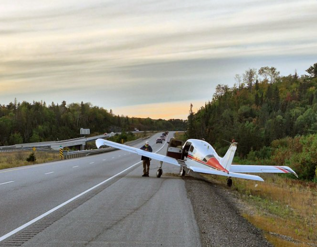 No injuries after small plane landed on Highway 11 last Saturday