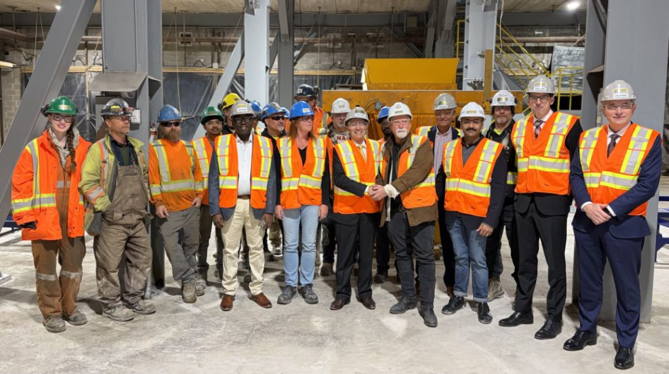 Concrete railroad tie manufacturing facility creating jobs in the city