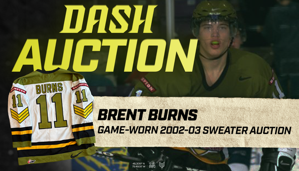Brent Burns' Game Worn-Brampton Battalion sweater
