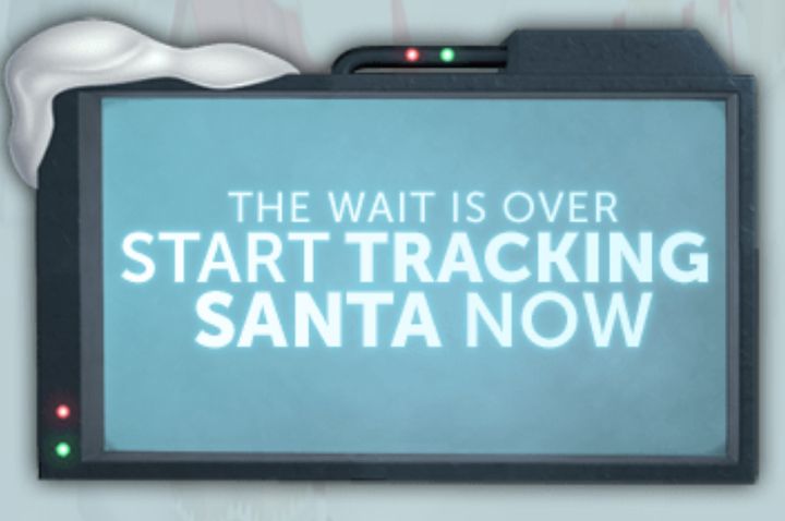 Santa has started his trip from the North Pole