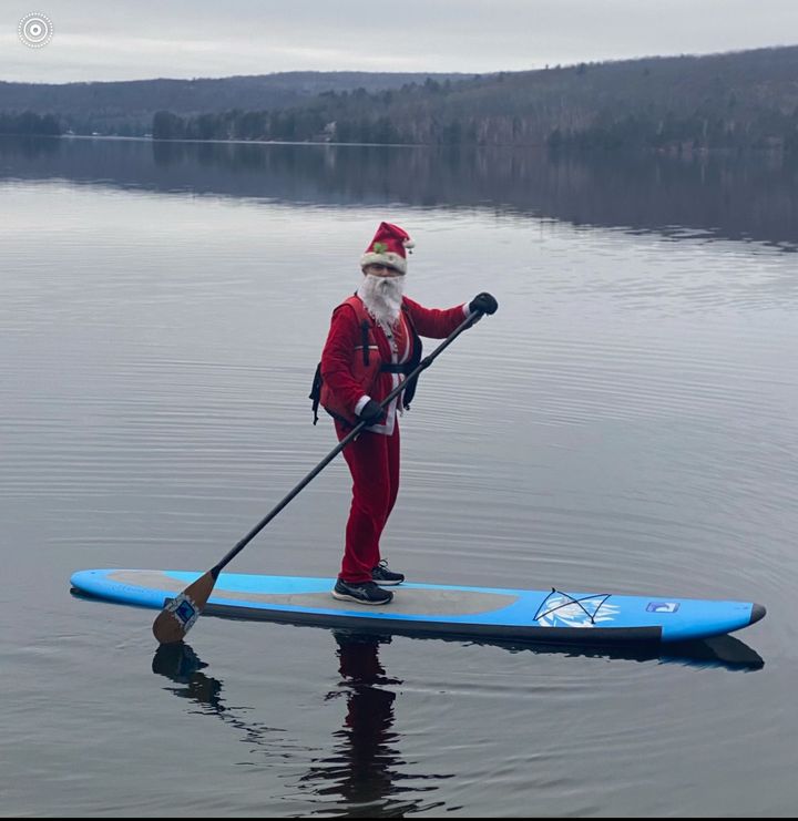 Green Christmas. . . . No Problem for Santa