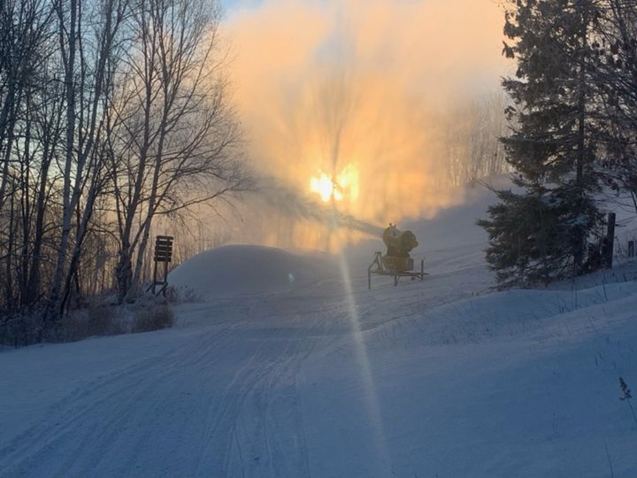 Antoine Mountain has snow. . . . . Opening Day a GO!
