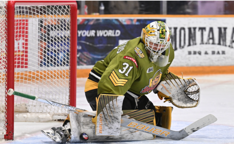 DiVincentiis OHL Goaltender of the Month