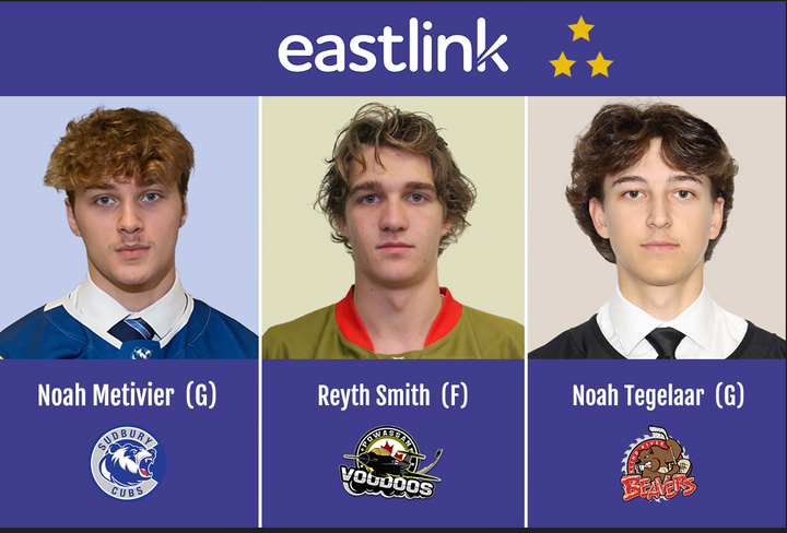 NOJHL Three Stars of the Week