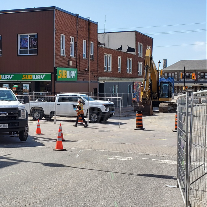 Road Construction this morning on Oak Street (Expect Delays)