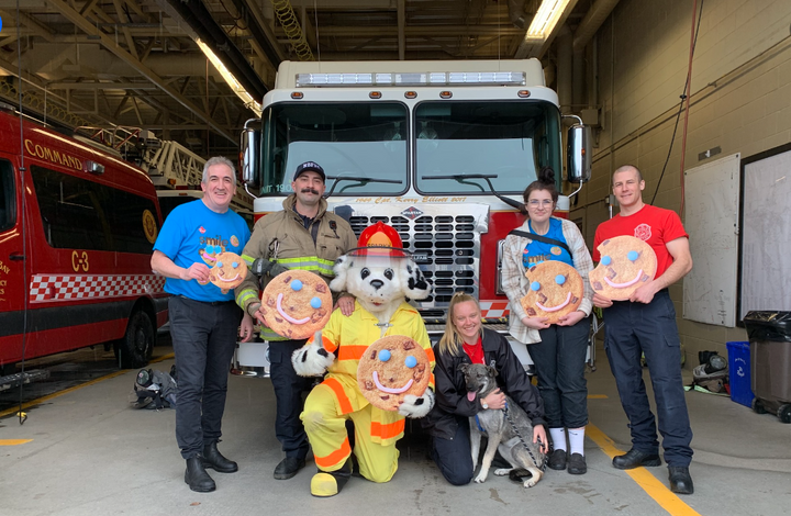 North Bay Firefighters supporting NBD Humane Society