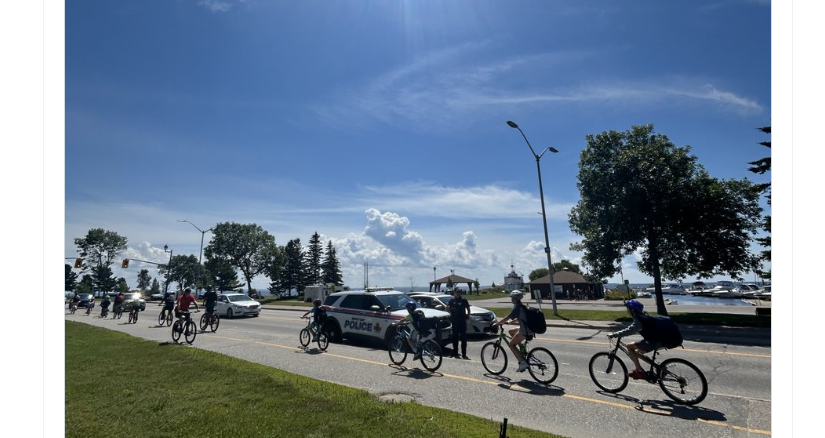 North Bay Police Recognize Safe Cycling