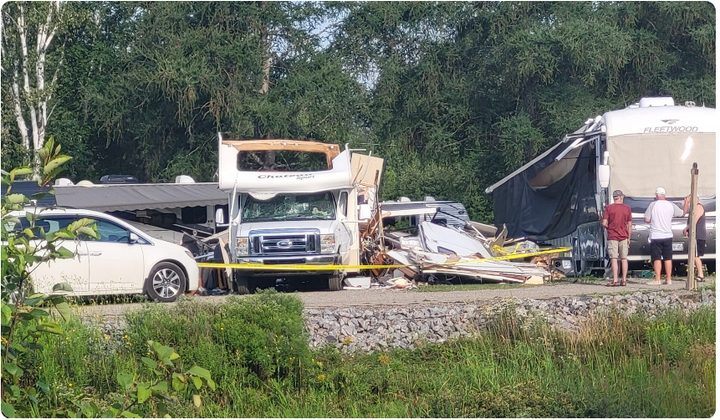 Camper explosion deemed accidental