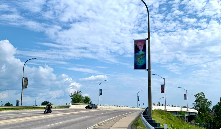 Overpass banners to help city mark 100 years