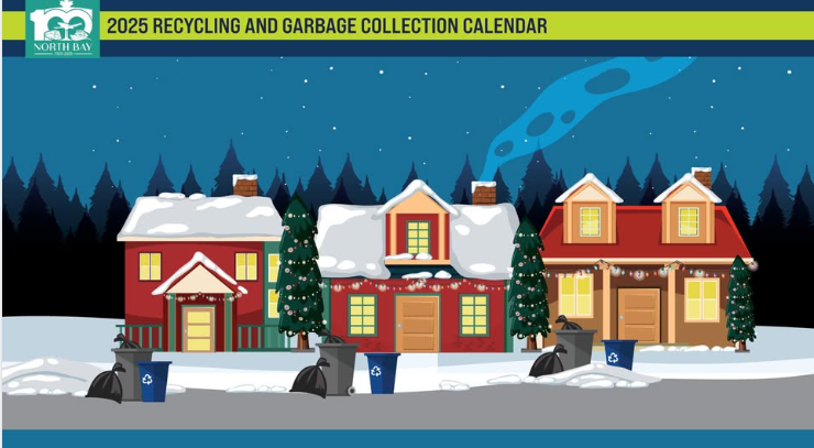 2025 North Bay Garbage and Recycling Calendar Available