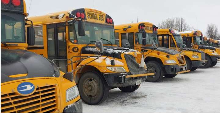 School Buses cancelled for a second day (Jan. 21) due to-extreme cold