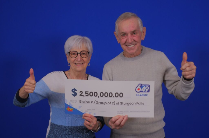 $2.5 million lotto win for Sturgeon Falls couple