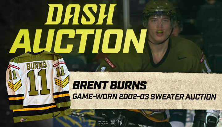 Brent Burns' Game Worn-Brampton Battalion sweater