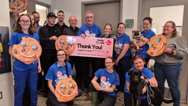 Smile Cookies raise over $99,000 for the Humane Society