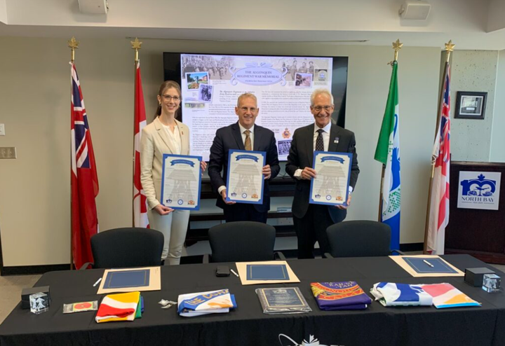 Three cities recognizing lasting-ties World War II