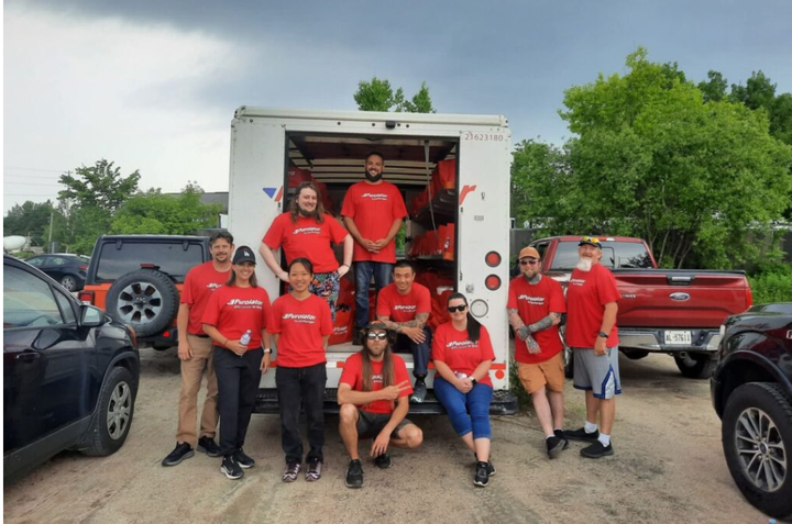 Purolator Tackle Hunger sees over 5,500-lbs delivered to North Bay Food Bank