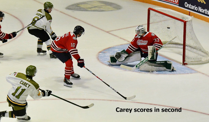 Troops take season opener