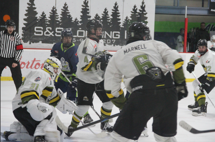 Pereira powers Powassan past Espanola in OT