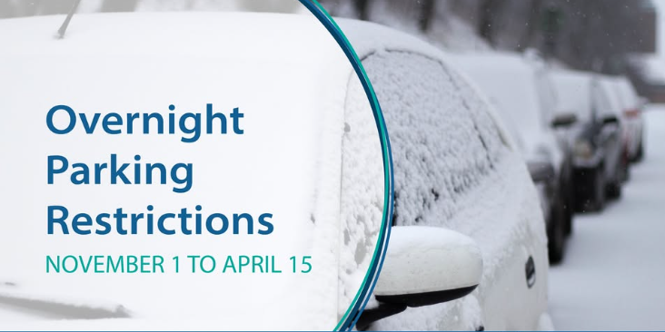 Overnight parking restrictions are now in effect