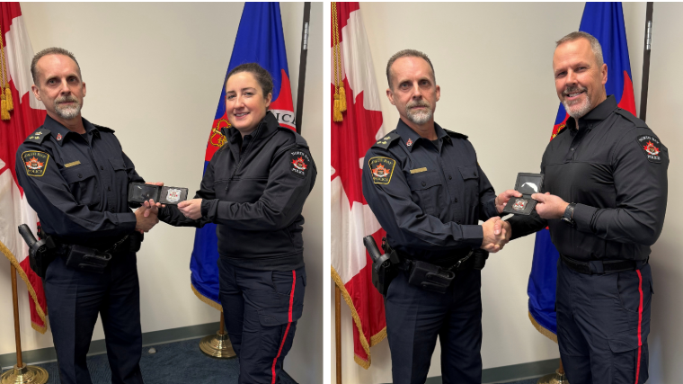 North Bay Police Service Swears in Two Accomplished and Experienced Officers