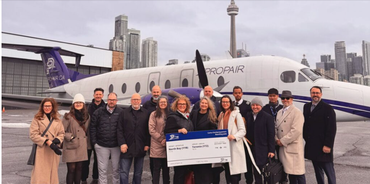 Milestone flight for Propair in North Bay