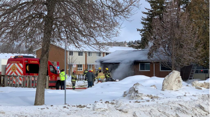 House destroyed by fire on Sylvan Crescent