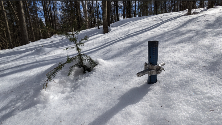 Snow depth increase and snow water equivalence increase