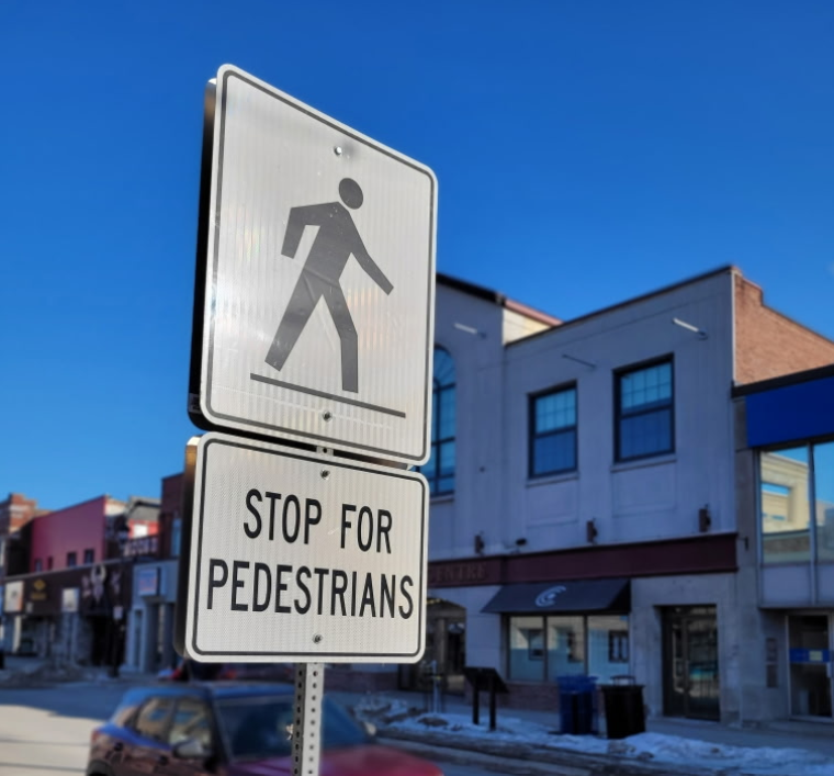 North Bay Police Service Launches Pedestrian Crossover Safety Campaign