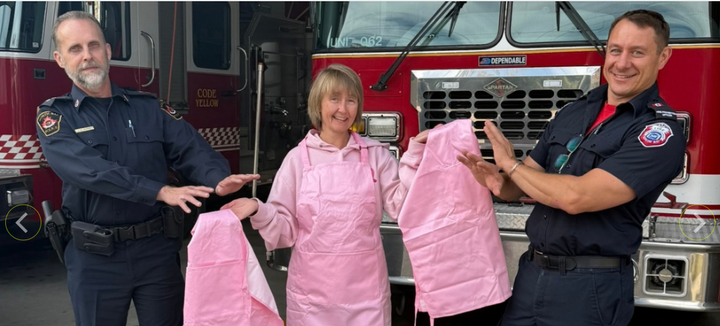 First Responders Trade Manicures for Pancakes